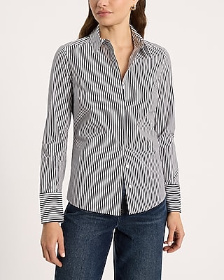 Striped Slim Portofino Shirt