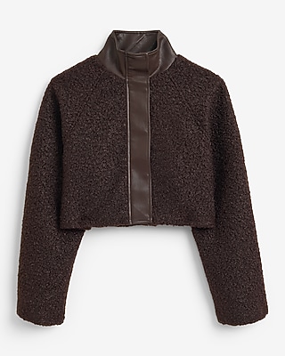 Express X Sarah Jane Nader | The Off Duty Boucle Jacket | Express
