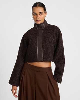 Express x Sarah Jane Nader | The Off Duty Boucle Jacket