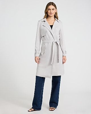 Belted Wrap Trench Coat | Express