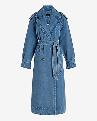 Ex Denim Trench 9804234:medium Denim 22:m | Express