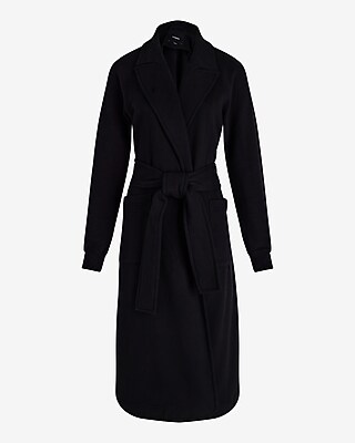 Belted Sweatshirt Trench Coat Express