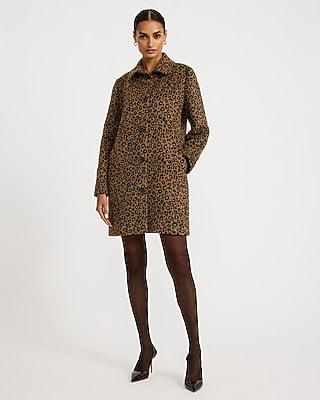 Leopard Midi Coat