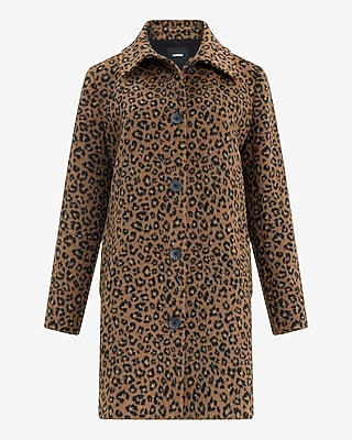 Leopard Midi Coat