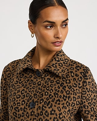 Leopard Midi Coat