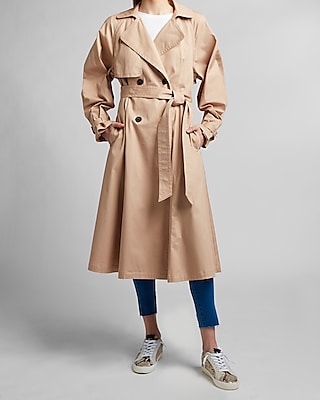 特価ブランド roll-up sleeve coat trench pleats - トレンチコート 