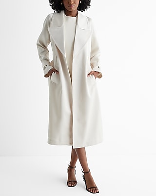 Satin Belted Trench Coat