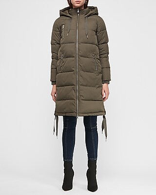 express long puffer coat