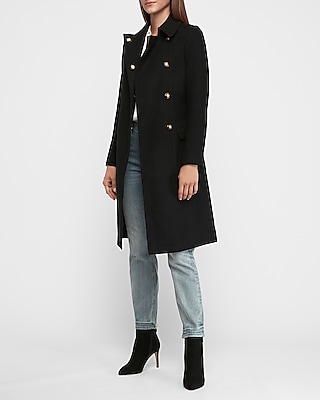 long belted trench coat