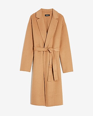 wrap front coat