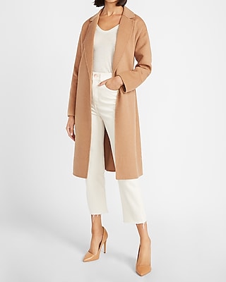 wrap front coat