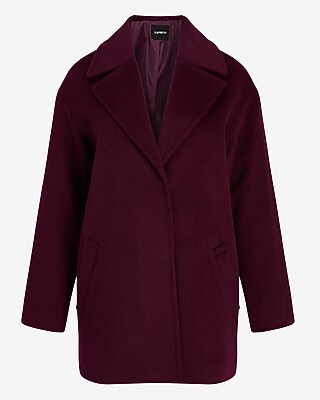 Wool-Blend Cocoon Coat - image 4