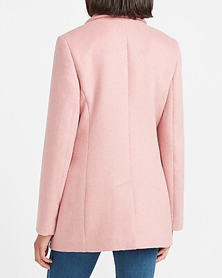 casual pink blazer