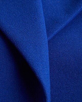 Belted Wrap Front Faux Wool Coat