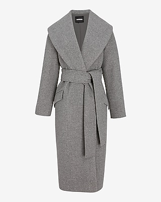 Shawl Lapel Wrap Coat