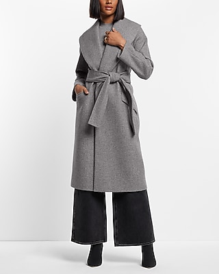 Shawl Lapel Wrap Coat