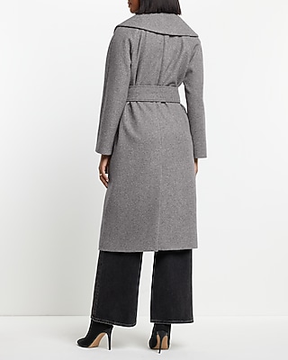 Shawl Lapel Wrap Coat