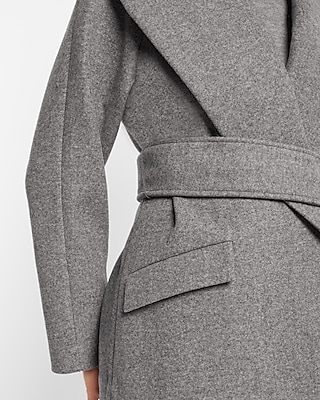 Shawl Lapel Wrap Coat