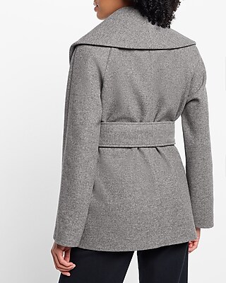 Shawl Lapel Wrap Coat