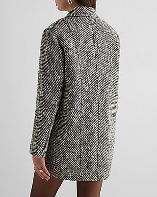 Tweed Double Breasted Jacket | Express