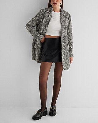 Tweed Double Breasted Jacket | Express