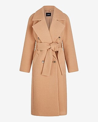 double breasted wrap coat