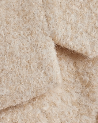 Teddy Double Breasted Sweater Sleeve Coat