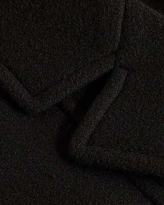 Double Breasted Novelty Button Cuffed Cropped Coat