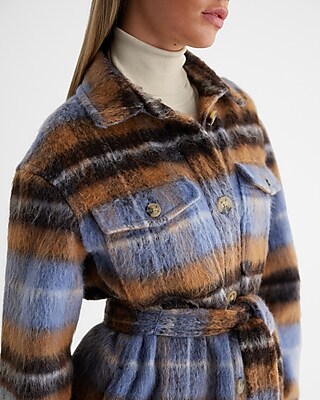 Belted Waist Nly Trend Belted Shacket Belted Shacket Preview