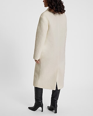 Boucle One Button Coat