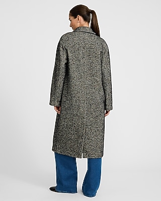 Herringbone Double Breasted Coat