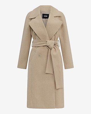 Double Breasted Belted Coat