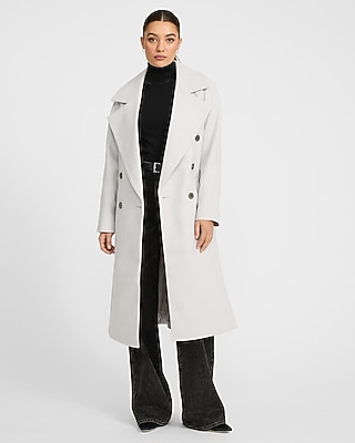 Double Breasted Belted Coat