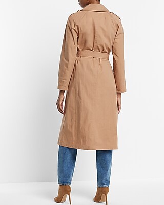 Ineedmoreshoes A-LINE NYLON COAT ベージュ36 Nylon Sherpa-lined Novelty Button Belted Trench Coat | Express