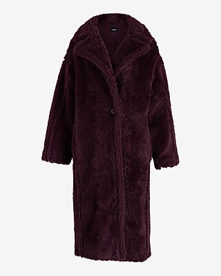 Teddy Cinched Back Maxi Coat - image 5