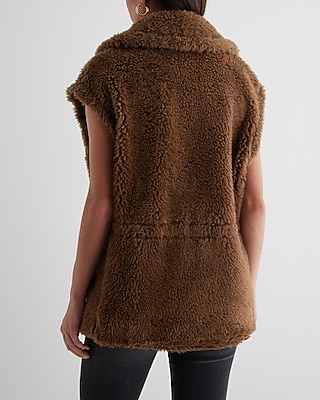 Teddy Cinched Back Vest - image 3