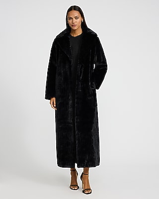Soft Faux Fur Maxi Coat