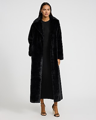 Soft Faux Fur Maxi Coat
