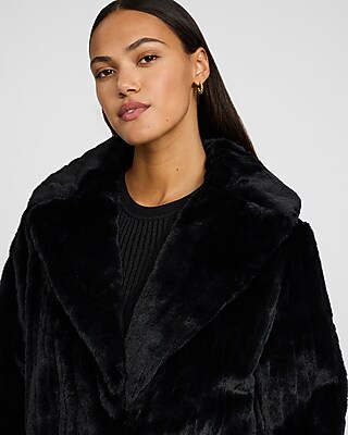 Soft Faux Fur Maxi Coat