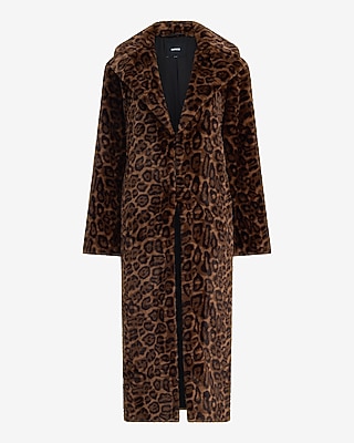 Leopard Faux Fur Coat