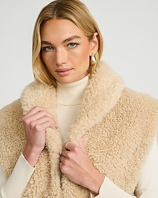 Faux Sherpa Vest