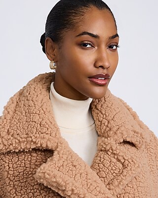 Faux Sherpa Teddy Coat