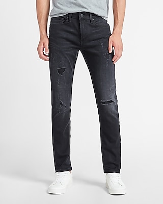 Express black distressed sales jeans