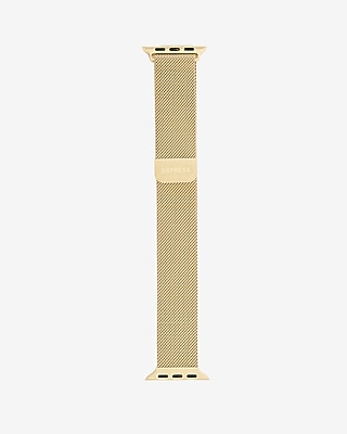 Gold Mesh Metal Watch Band
