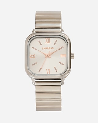 Express Silver Timepiece with Crystal Detailing Palais Royale 1821 - Engraved Icy-Silver Men main image 3