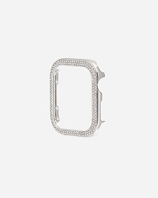 Silver Rhinestone Watch Case
