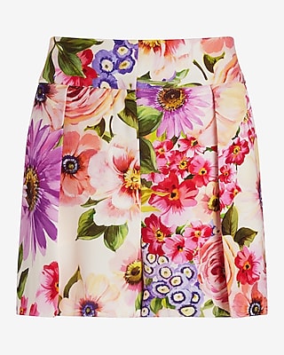 Editor High Waisted Floral Tailored Shorts