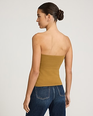 Body Contour Stretch Cotton Bra Tube Top