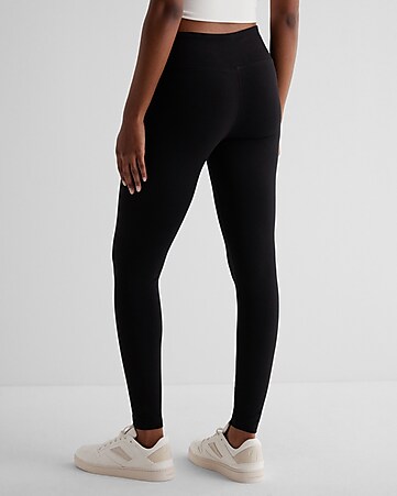 High Waisted Leggings With Heel Hole/ High Waist Black Leggings. Express  Shipping With DHL -  Denmark