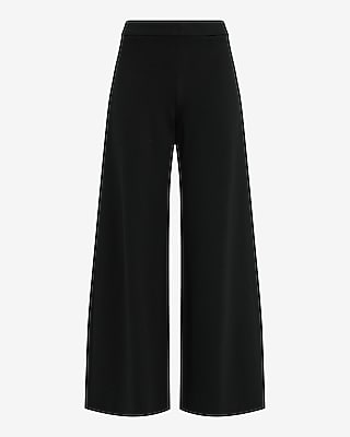 Pull-on Signature Ponte High Waisted Wide Leg Pant